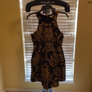 Giani Bini black and gold dress